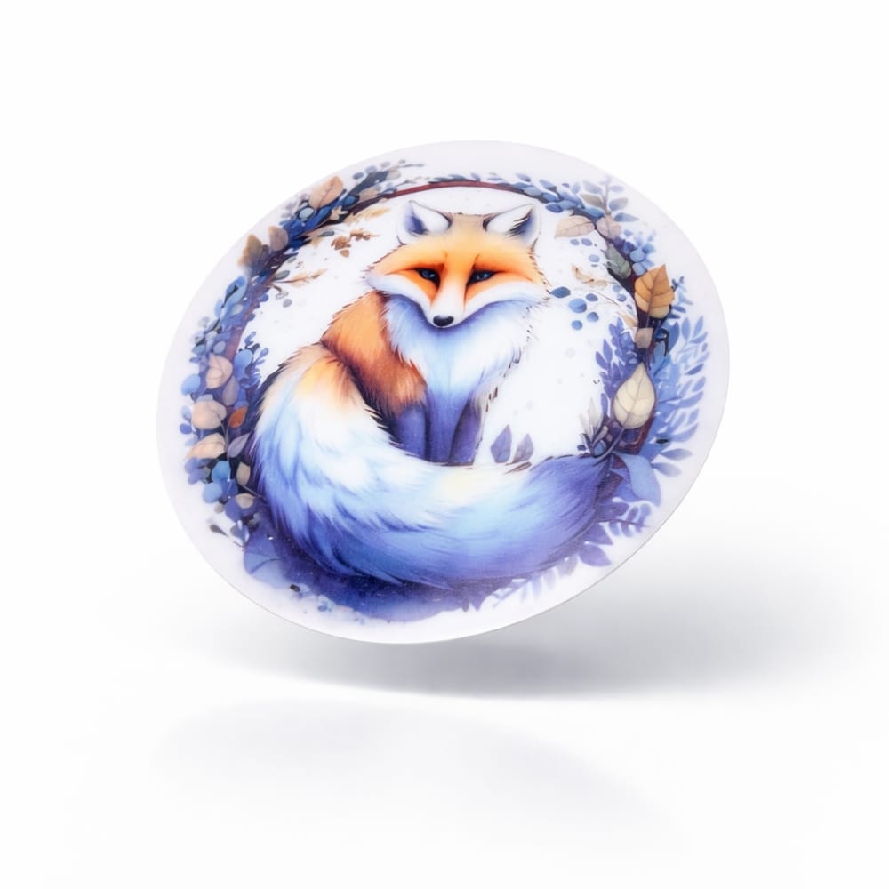 Cache-tétons à motif renard pour petites poitrines – Pétales Fières