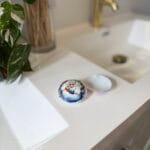 Paire de couvre-mamelons réutilisables Fières Renard après le lavage